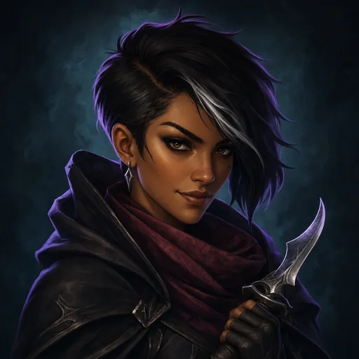 Vesper, a dusk dancer with twin daggers